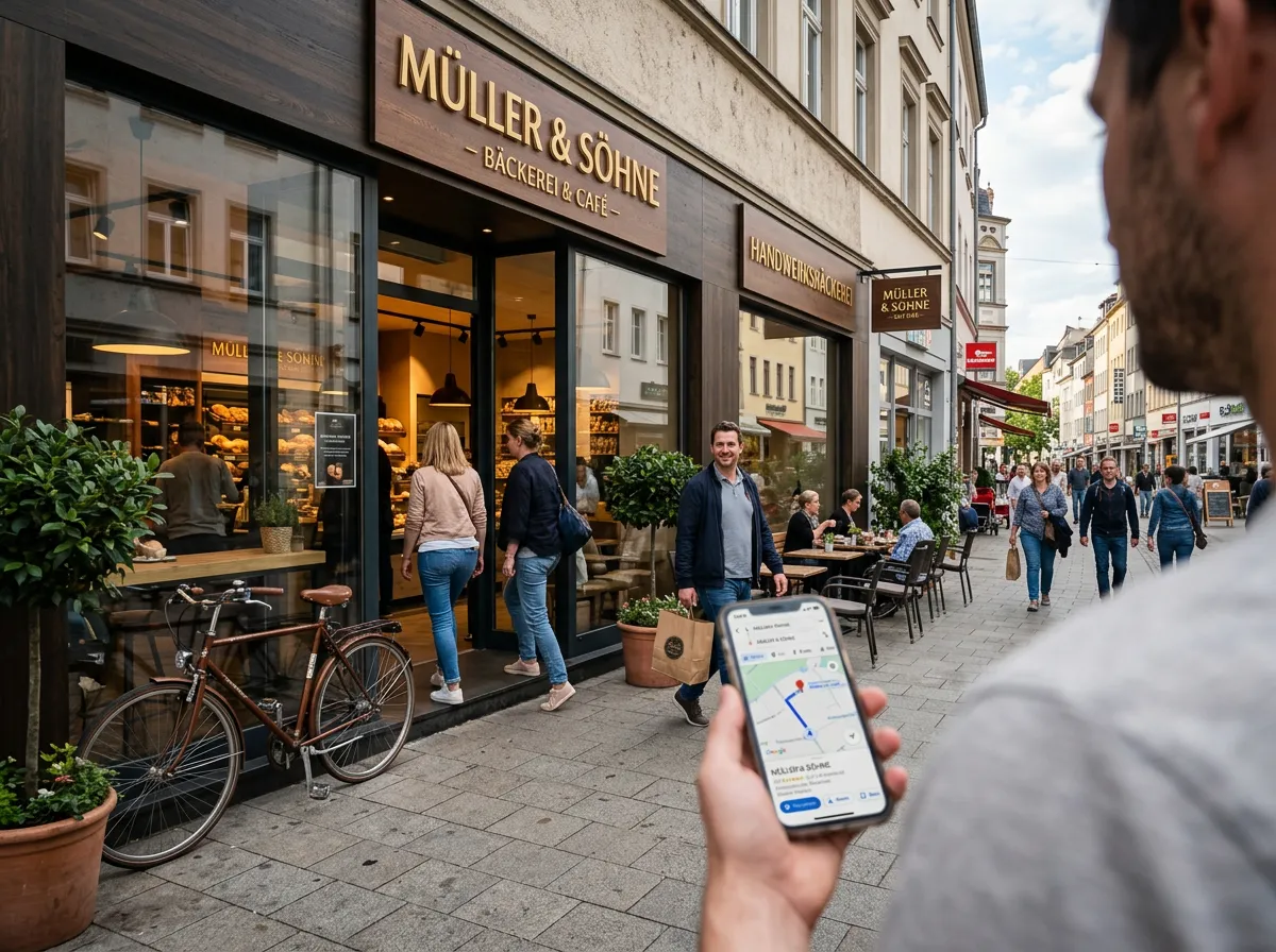Mehr Sichtbarkeit bei Google Maps führt zu mehr Anrufen und Anfragen. – Abbildung
