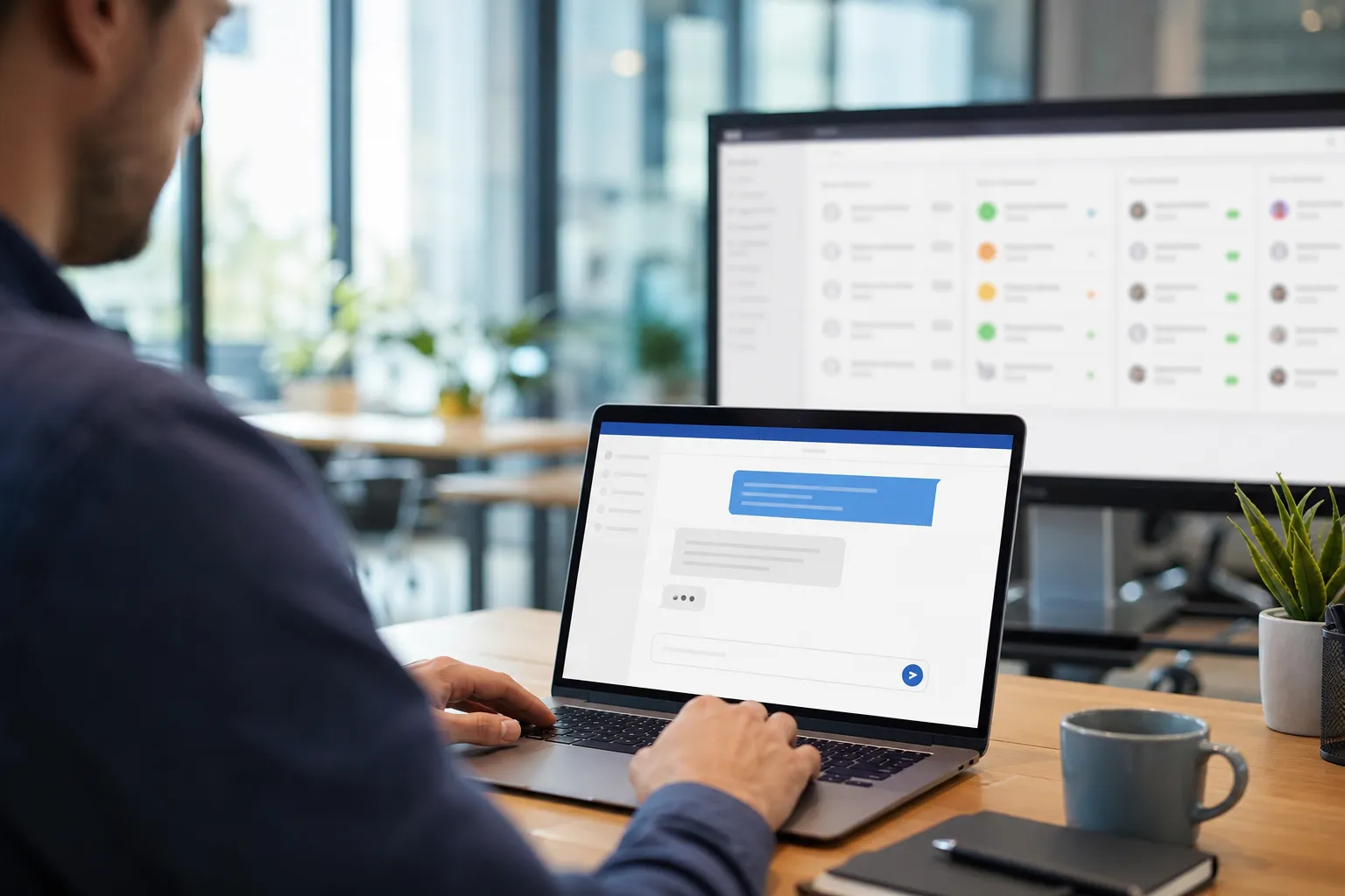 Der KI-Chatbot sammelt Anfragen automatisch – Abbildung